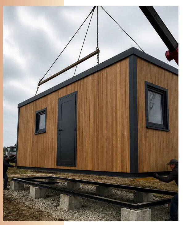 Изготовление бытовок под ключ в Анжере-Судженске с доставкой и установкой
